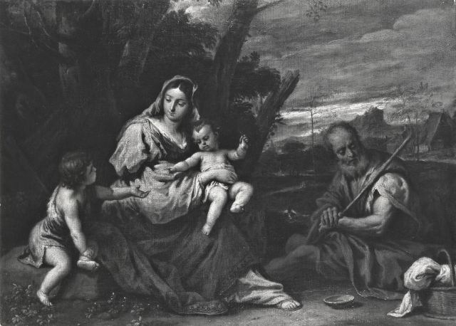 A. C. Cooper — Ricci Sebastiano - sec. XVII/ XVIII - Sacra Famiglia con san Giovannino — insieme
